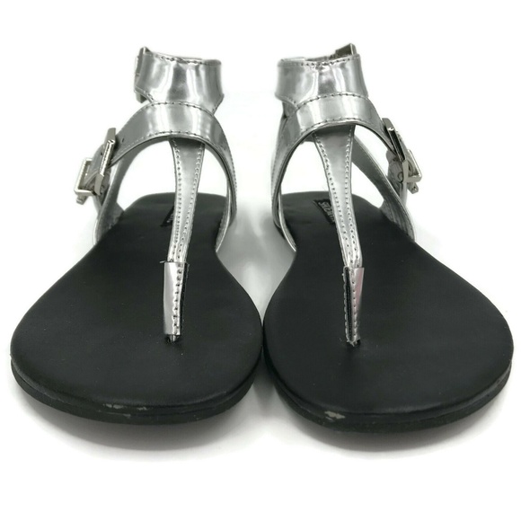 ShoeMint T-Strap Sandals Size 6 Med Ankle Straps - Picture 4 of 8